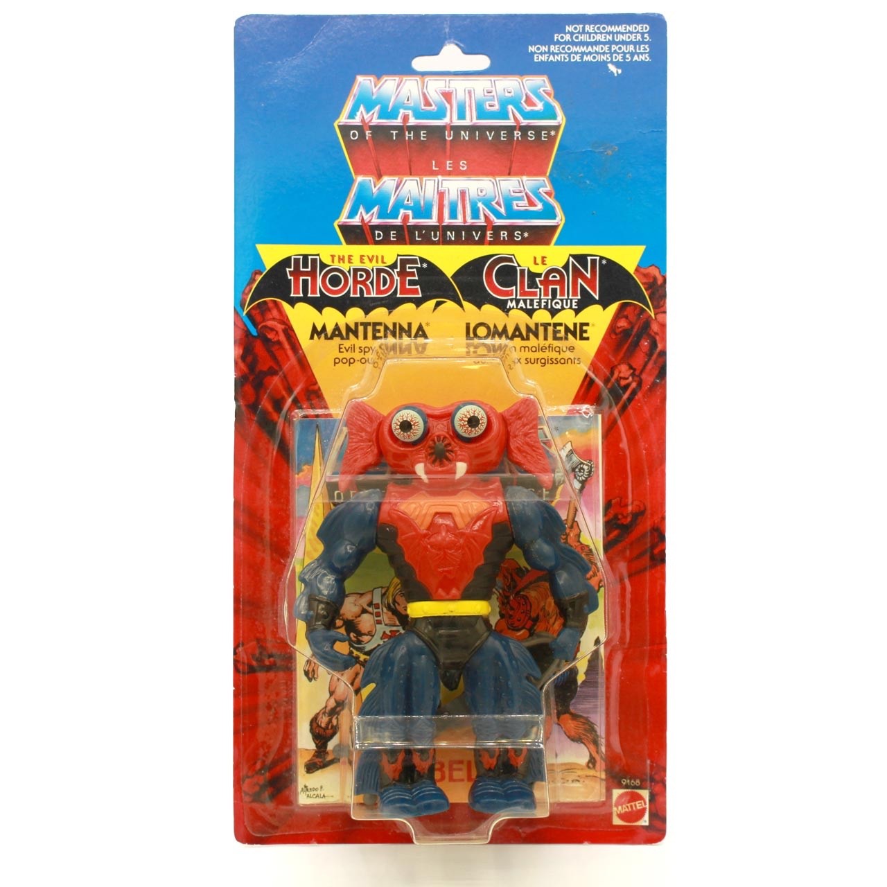 MOTU Mantenna The Evil Horde New Sealed French/English Mattel (1985)