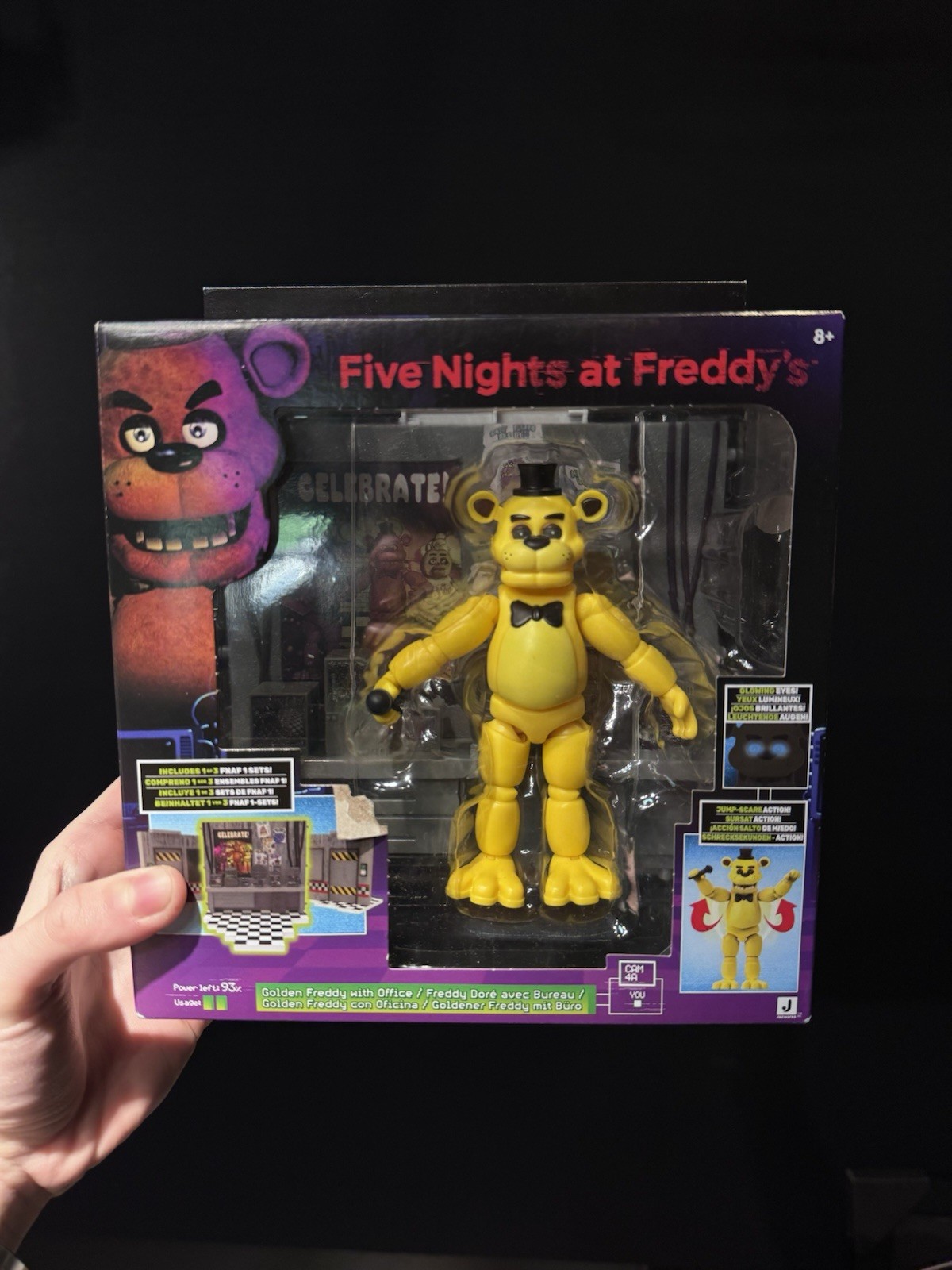 Jazwares Five Nights at Freddy’s Golden Freddy Office Set – 5” Figure *In Hand*