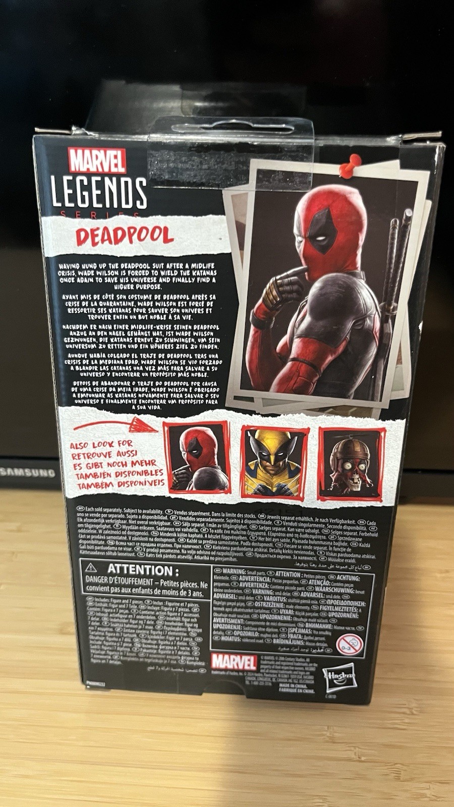 Marvel Legends Deadpool & Wolverine Deadpool. Brand New.