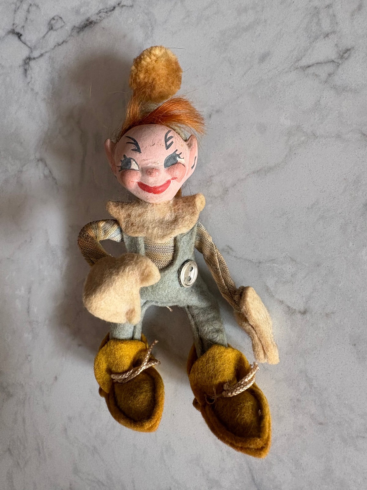 Vintage Christmas Rare “Jump Jump” of Holiday House Elf – 1940’s