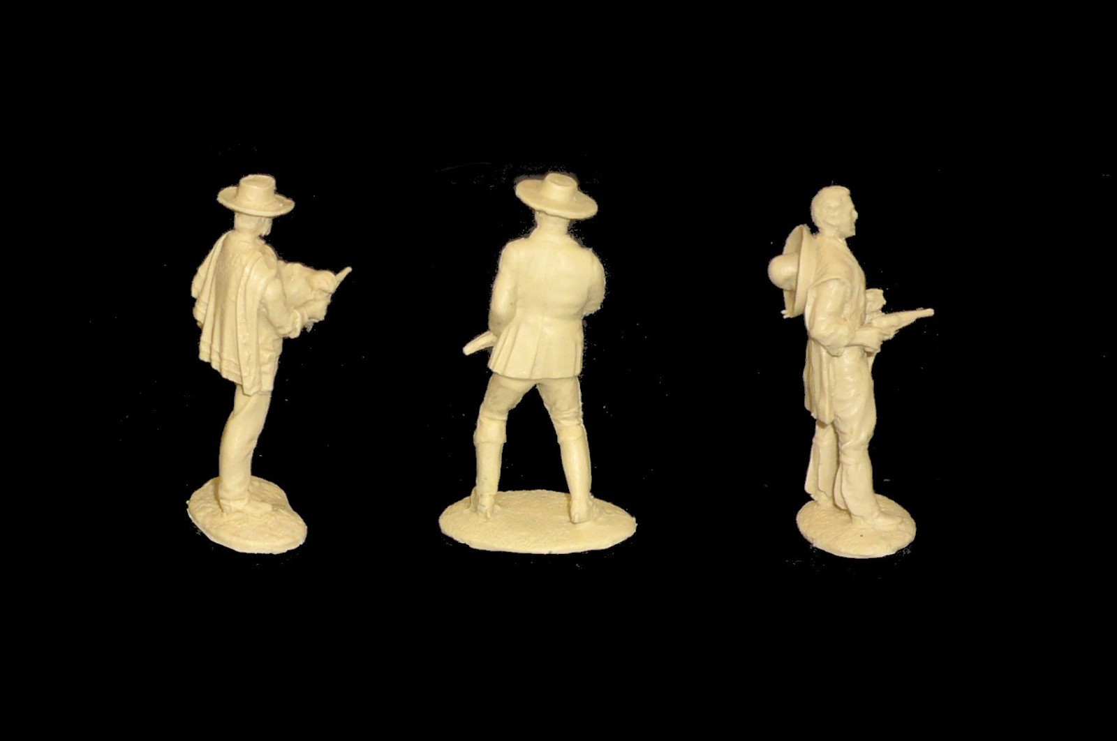 The Good, The Bad and The Ugly Western movies toy soldiers MARX playsets 54mm
