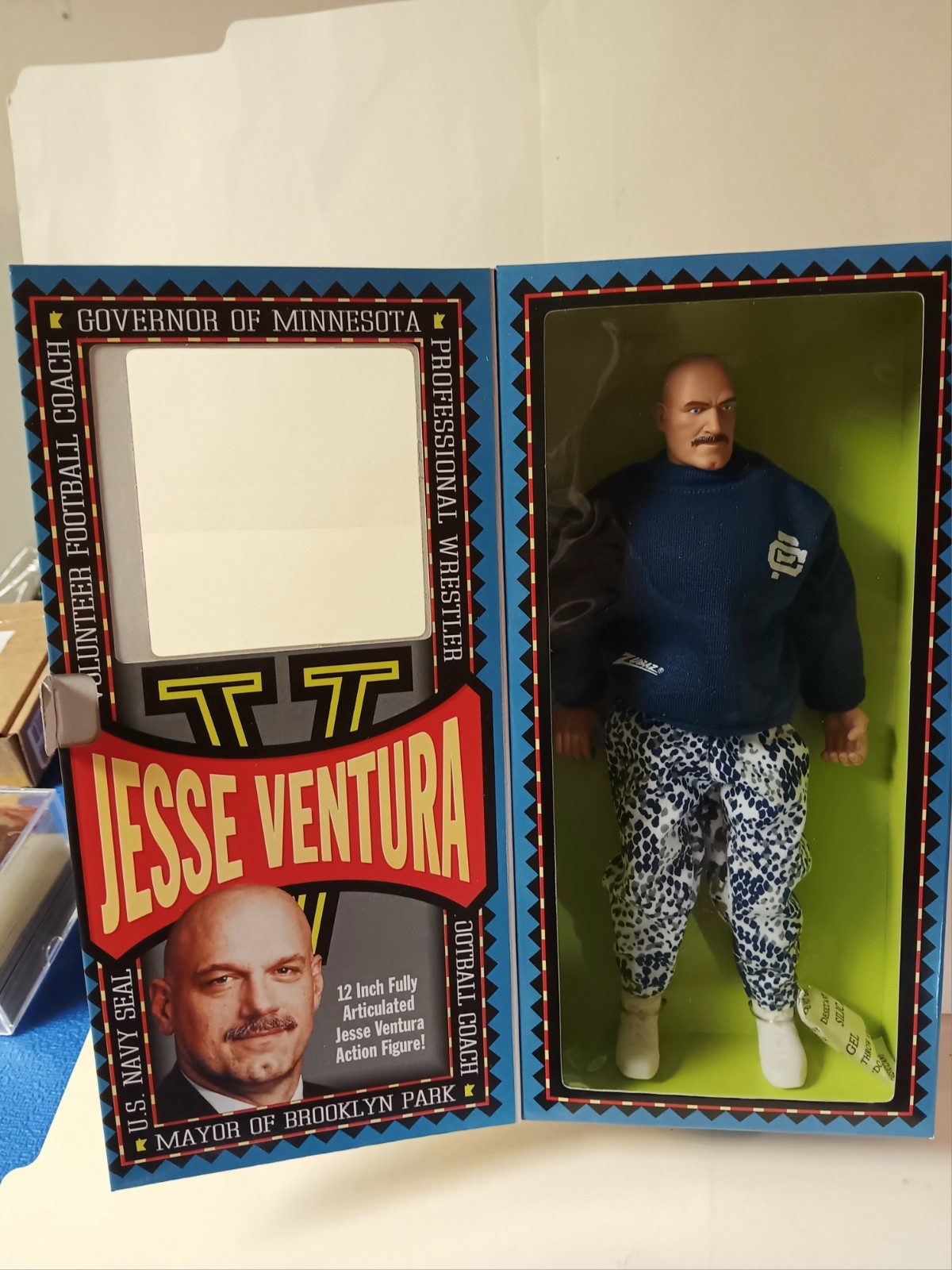 Vintage 1999 Jesse Ventura Man of Action Governor 12″ Action Figure New in Box