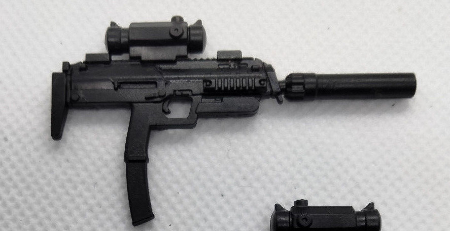 MP7 PDW Submachine Gun 1:12 Scale Gun Weapon Action Figure Accessory Force