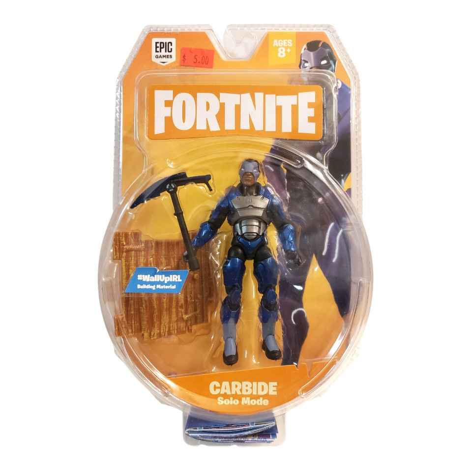 Fortnite Carbide Solo Mode 2018 Epic Games Ages 8+ Jazware 4″ Action Figure