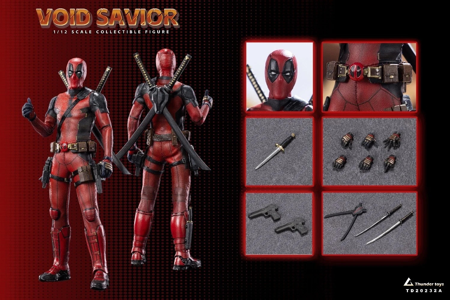 Thunder Toys Void Savior 1/12 Deadpool & Wolverine figure Deluxe Set TD20232(C)