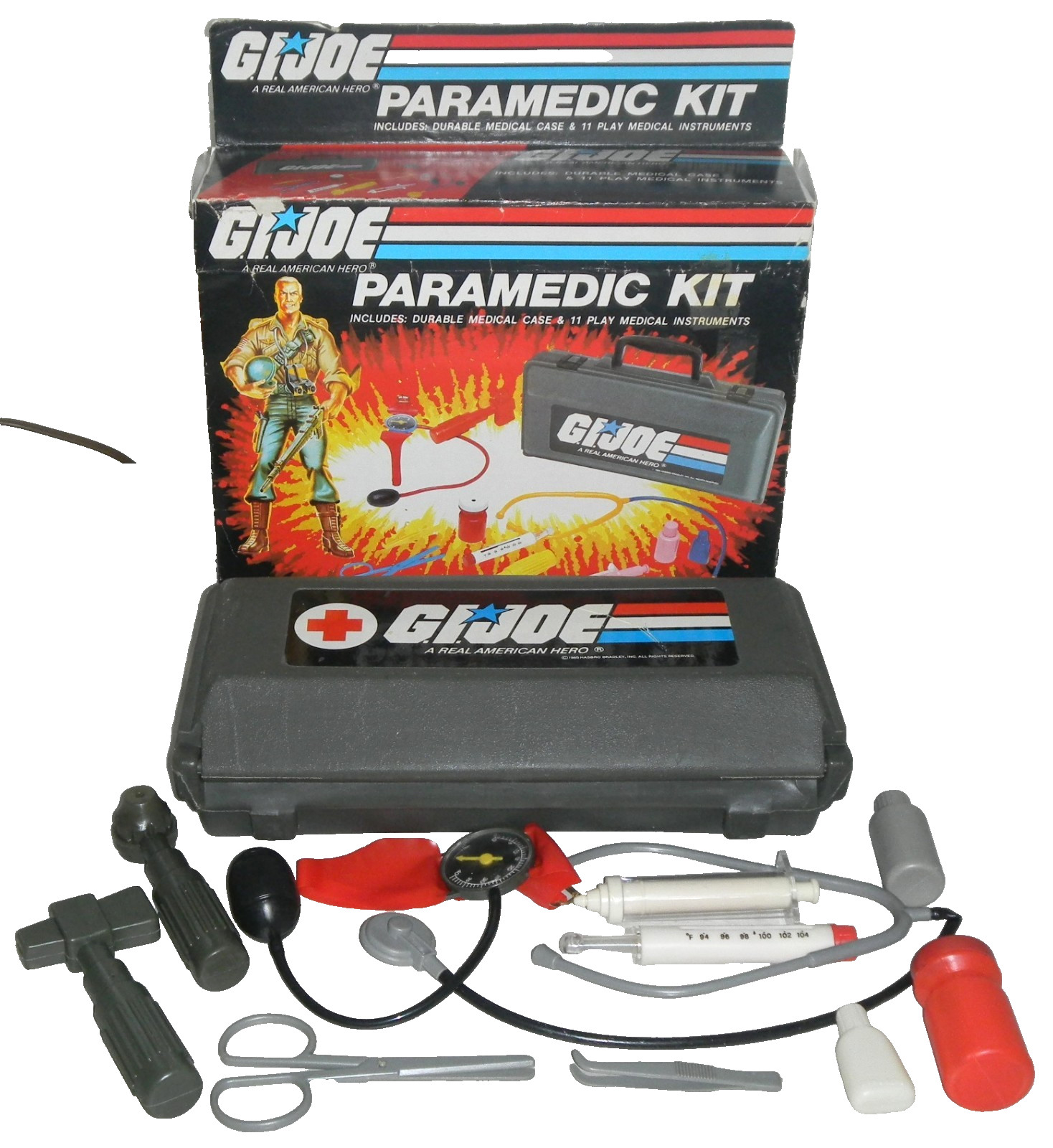 1985 Nasta Paramedic Kit Vintage Rare G.I. GI Joe 3.75 ARAH 100% Complete in Box