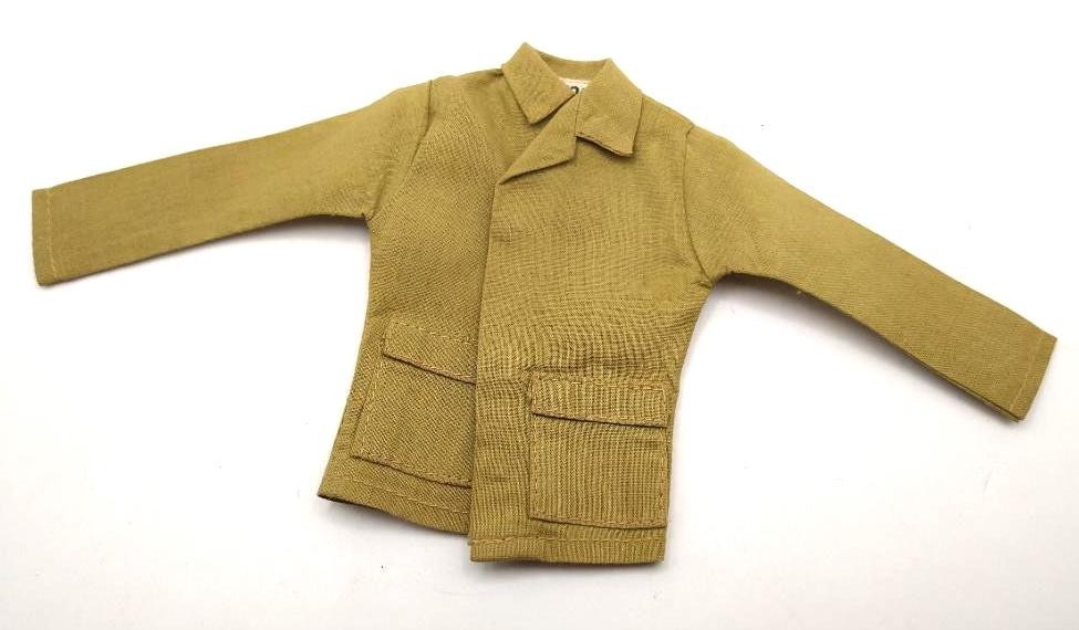 Vintage GI Joe Adventure Team Light Olive Tan Shirt Hong Kong Hasbro NICE!