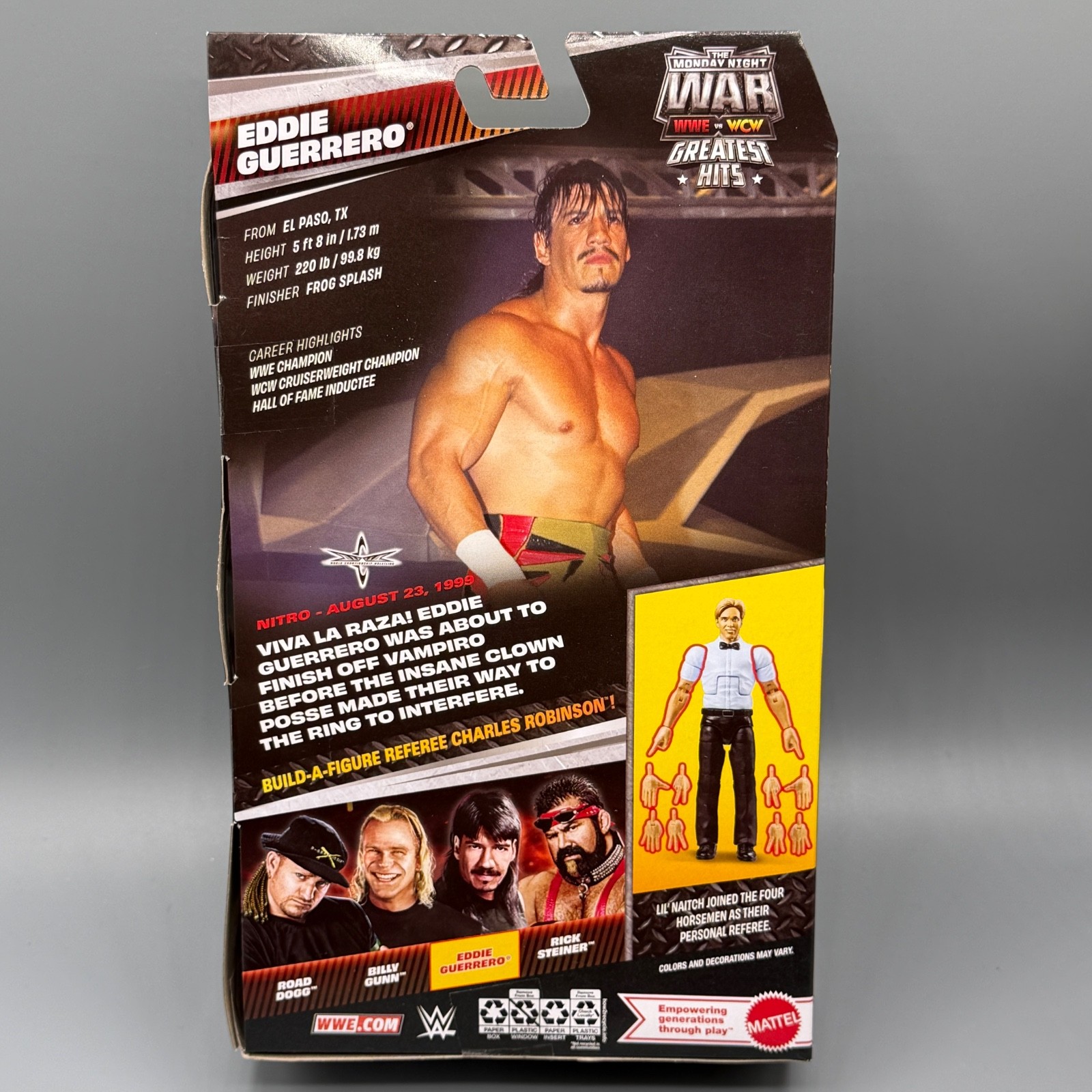 SEALED new WWE elite MONDAY WAR GREATEST HITS series 3 COMPLETE BAF eddie DOGG