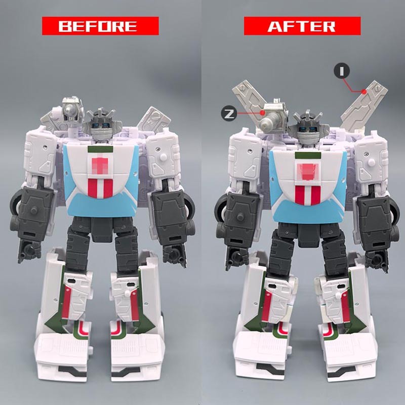 3D Printed Weapon Gun Filler Upgrade Kit For SS Devastation Wheeljack GO BETTER