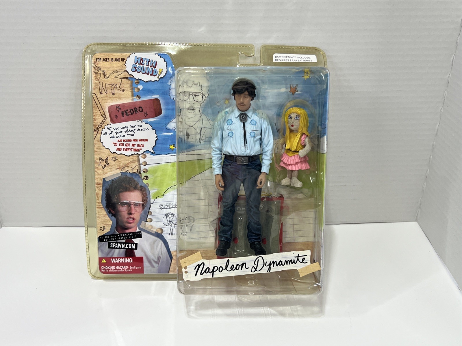 Napoleon Dynamite Pedro Action Figure With Sound 2005 McFarlane