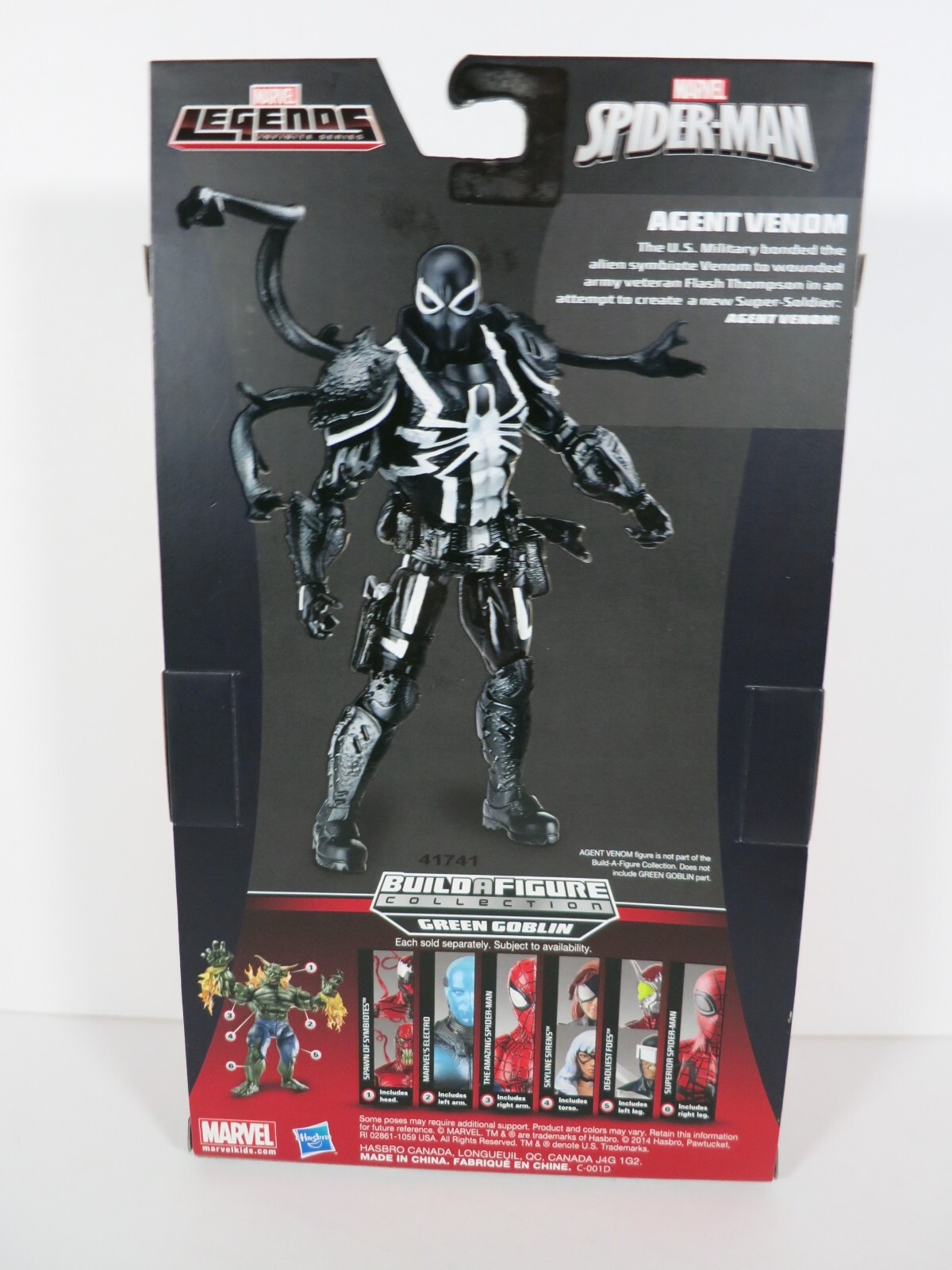 2014 Hasbro Marvel Legends Infinite Series AGENT VENOM Walgreens Exclusive