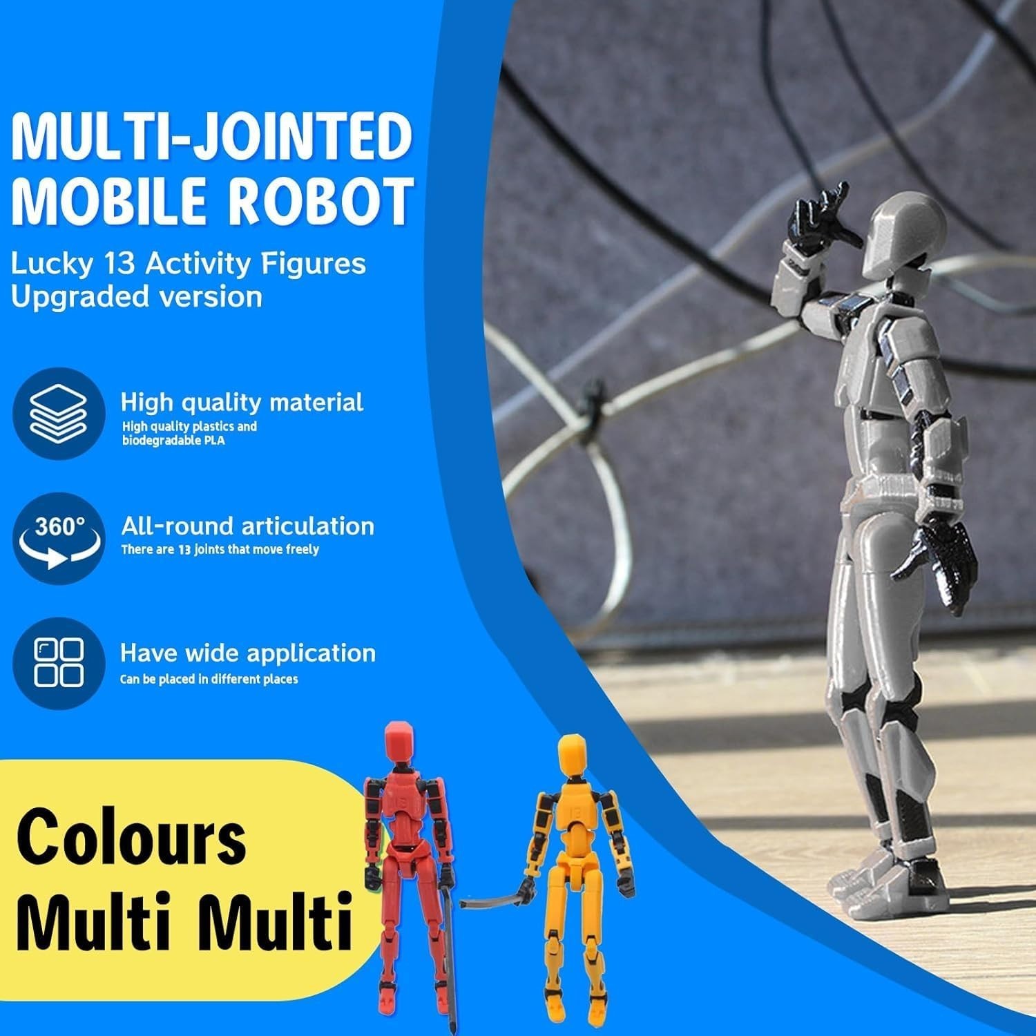 Soozafone Designed Titan 13 Action Figure – Versatile 3D Printed Collectible