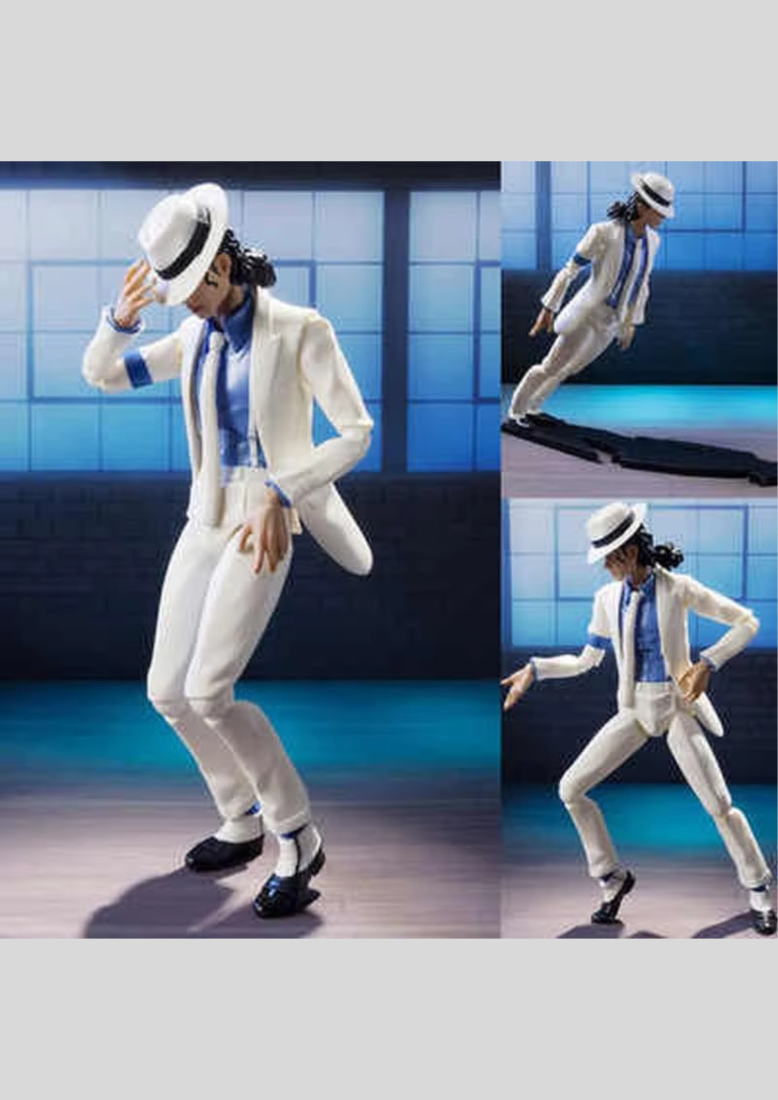 Michael Jackson Smooth Criminal Moonwalk Action Figure Model Toys Free Shipping