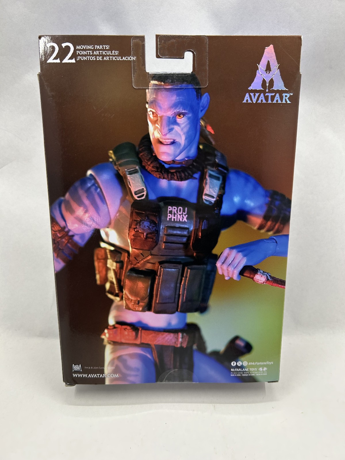 McFarlane Collector Edition Avatar Quaritch Ash Recom Action Figure Gold Label