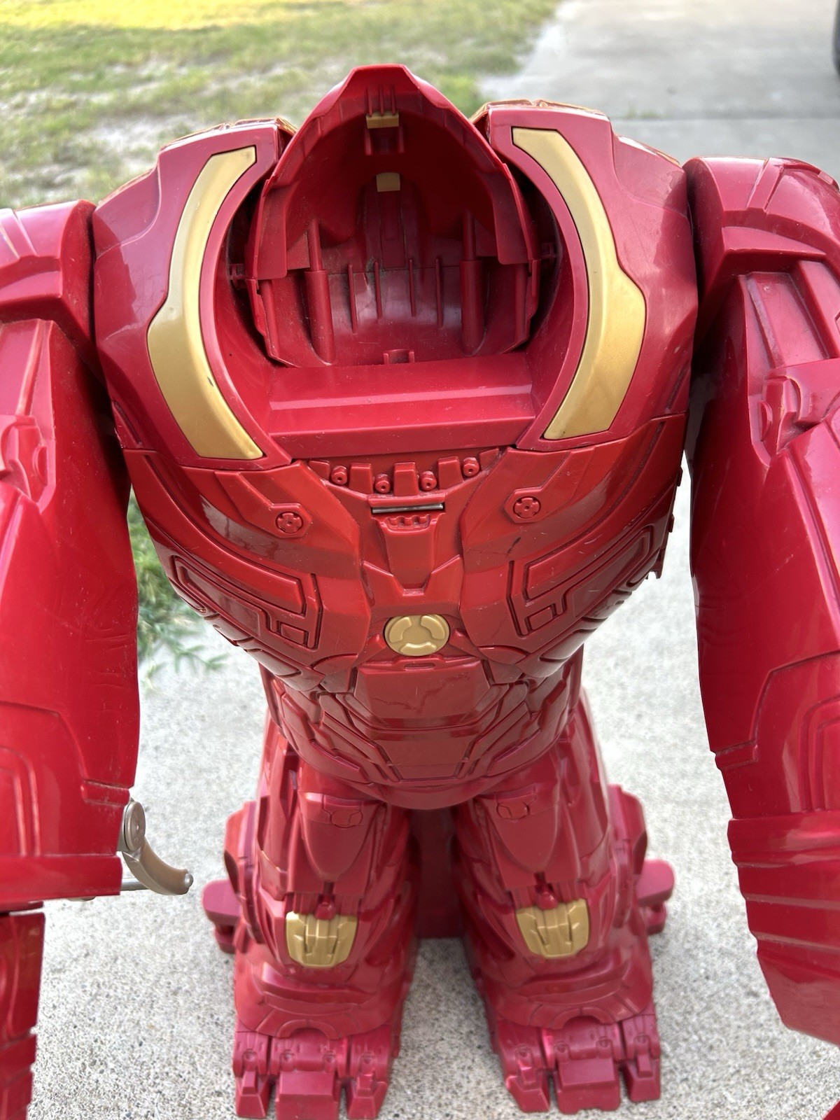 Marvel Avengers Iron Man Hulkbuster Playset, Red Plastic Comic Book Heroes