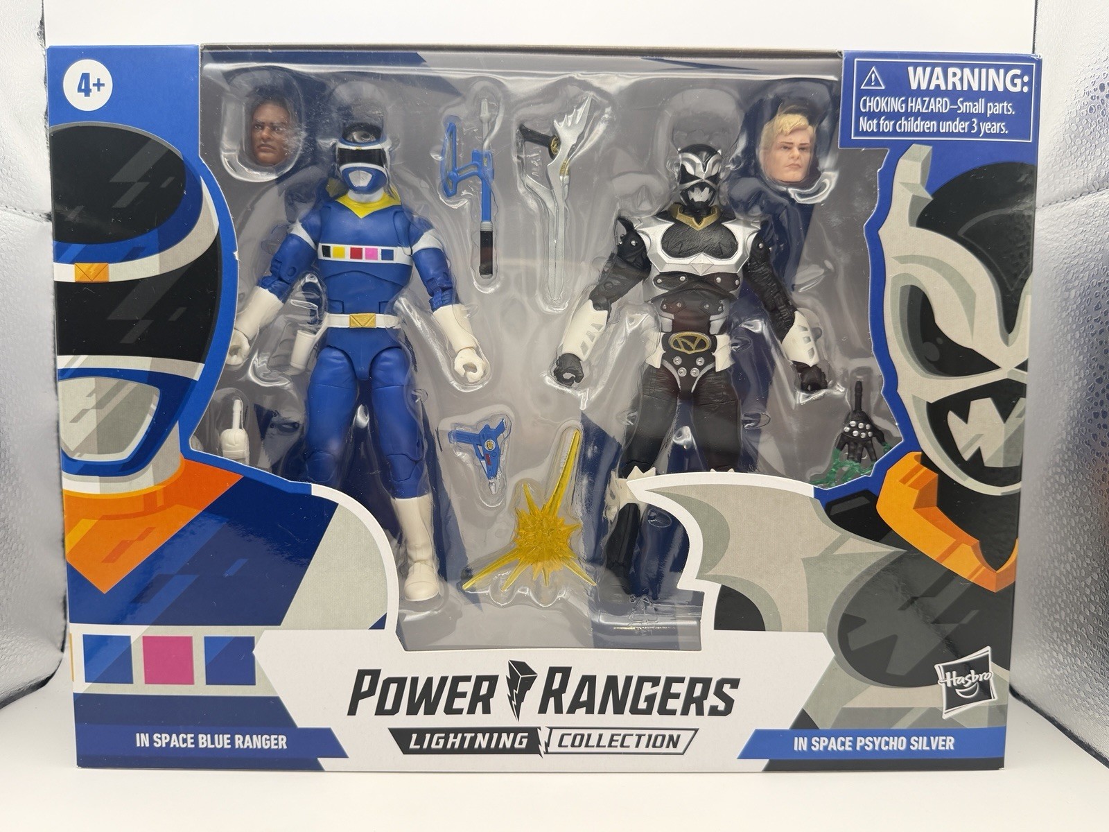Power Rangers Lightning Collection: In Space Blue Ranger vs Silver Psycho Ranger