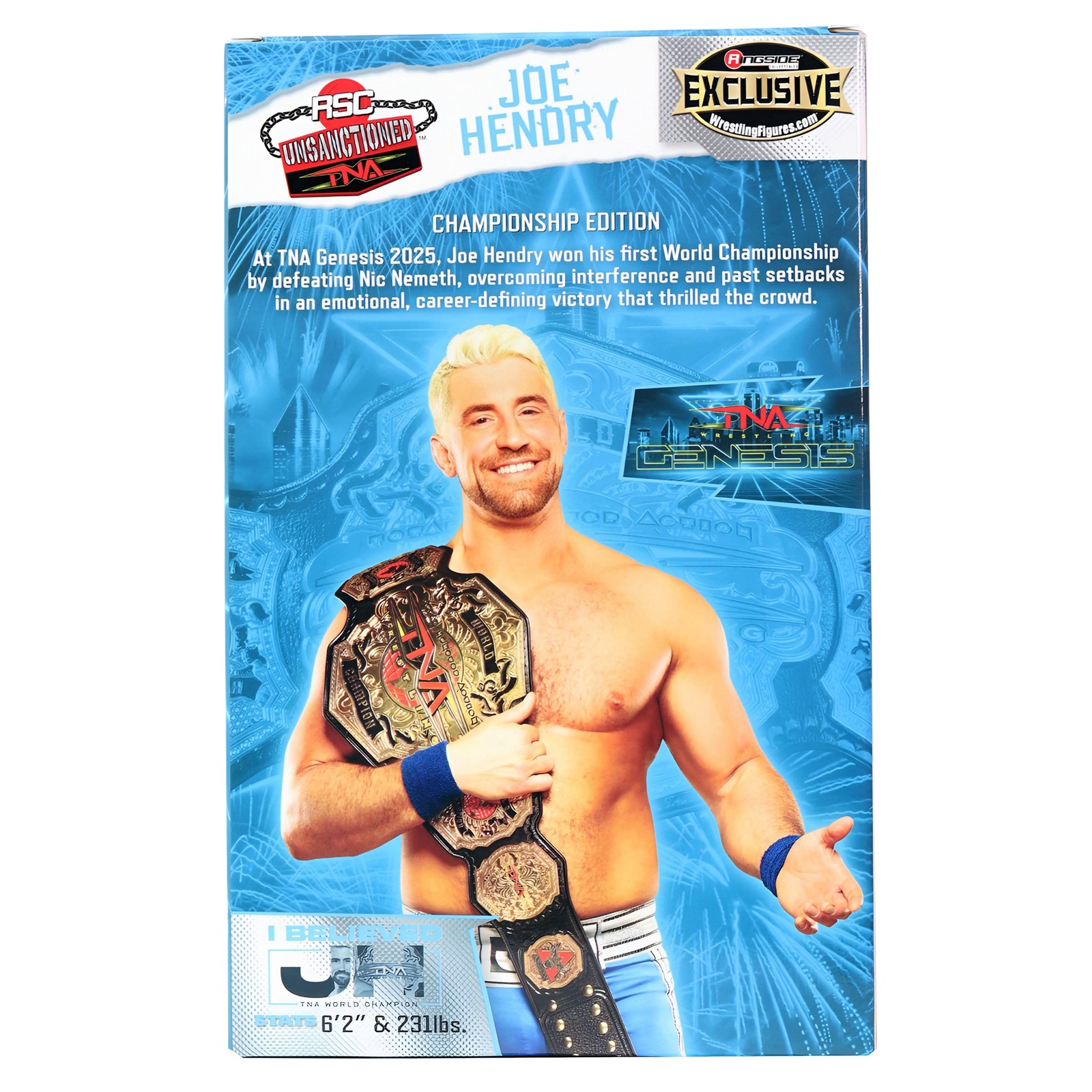 Joe Hendry TNA Championship Edition (Belt on Shoulder) – RSC Unsanctioned TNA