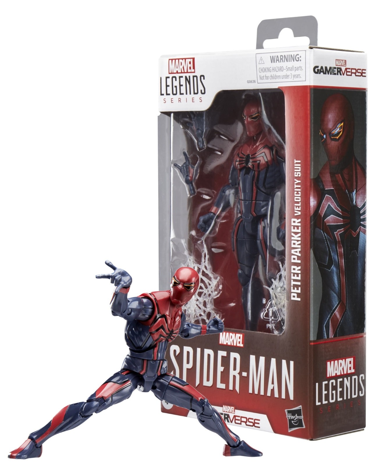 Marvel Gamerverse Spider-Man Peter Parker Velocity Suit 6″ Figure Mint in Box