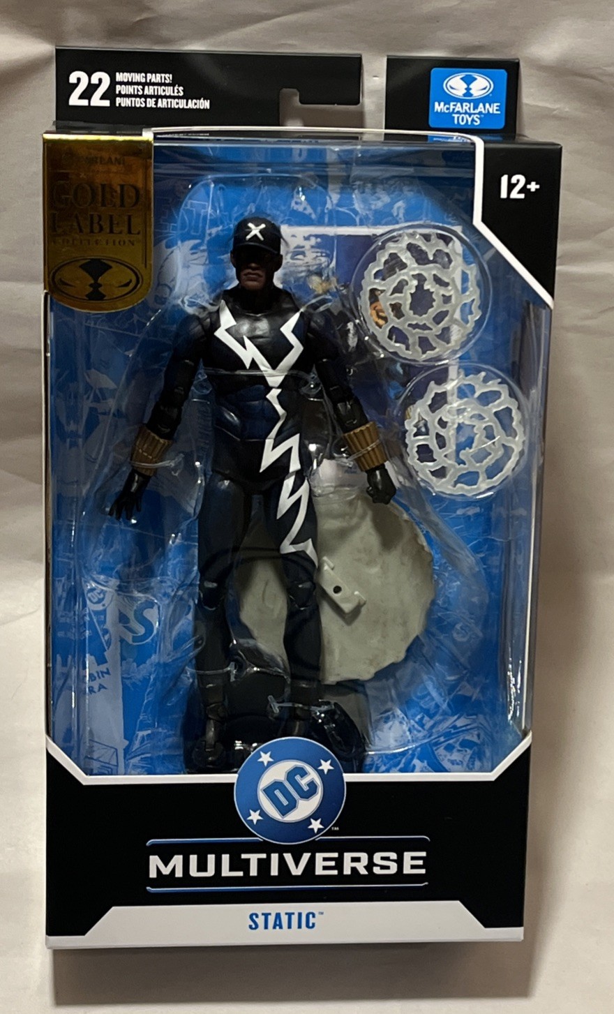 McFarlane DC Multiverse Static (Trial By Fire) Gold Label 7″ Action Figure