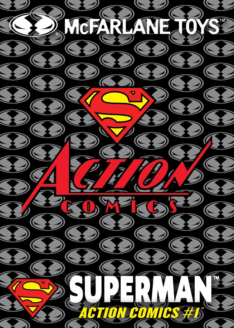 Superman Action Comics #1 McFarlane Toys Statue 3D Metal Pin