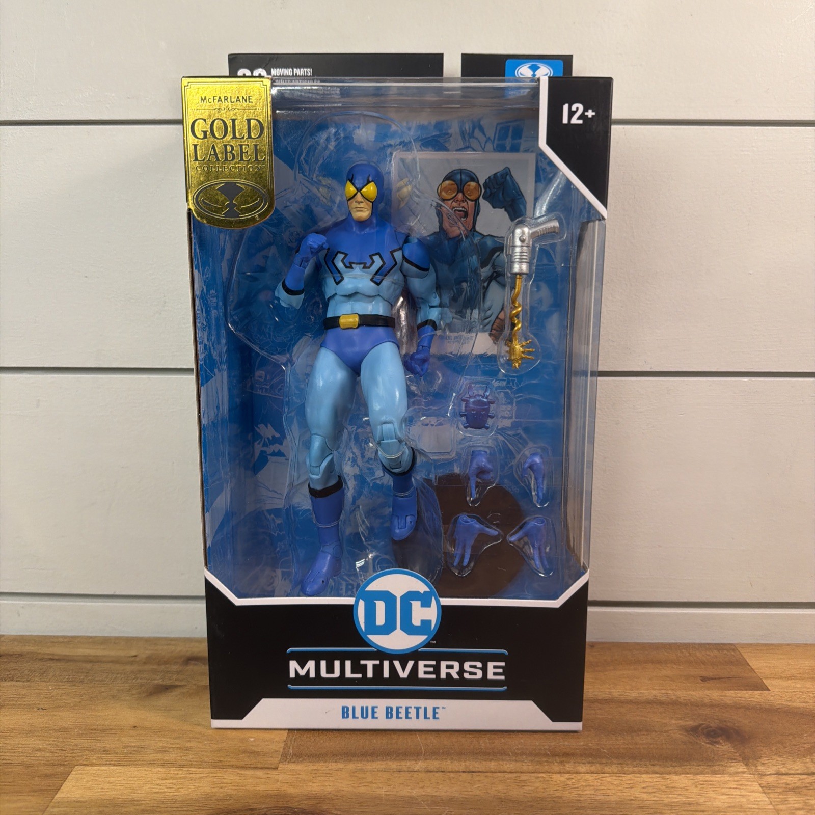 McFarlane Gold Label 7″ Blue Beetle DC Classic Multiverse Exclusive Ships Fast!