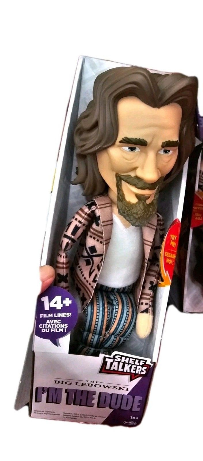 New – Big Lebowski Shelf Talkers The Dude 12″ Talking Plush Doll Jakks Pacific