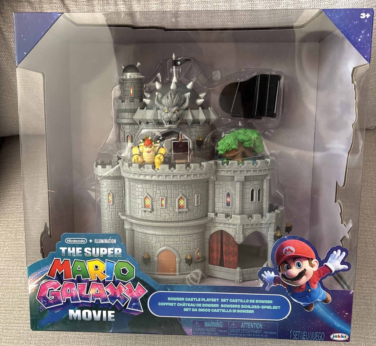 The Super Mario Galaxy Movie Bowser Castle Playset – New In Box Tiny Bowser Mini