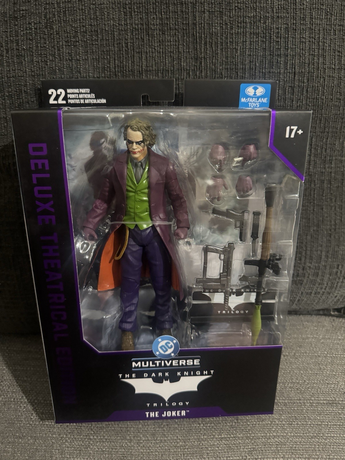 McFarlane DC Deluxe Theatrical Edition The Dark Knight Joker 7″ Action Figure