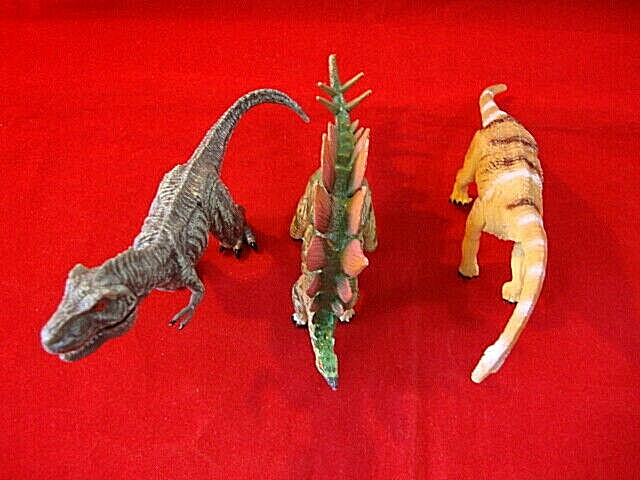 Jurassic World Toys -Jurassic Park Dinosaurs Action Figures-Set of 3 ABS Plastic