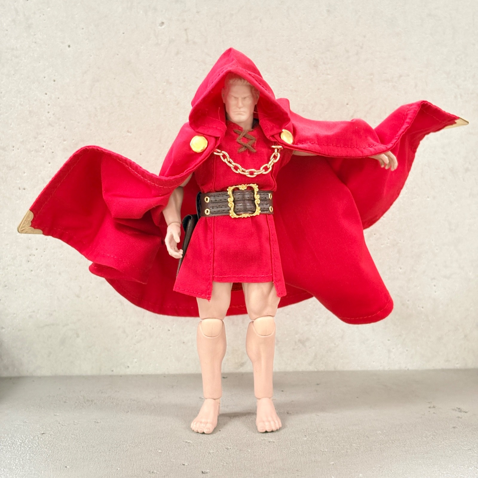 SU-DRDM-V2-RD: 1/12 Deluxe Red Outfit Set for Marvel Legends Dr. Doom