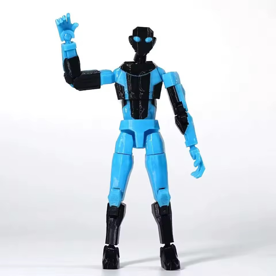 3D Printed Invincible Superhero Action Figures with Articulatable Limbs