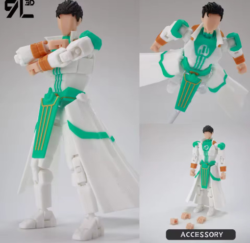 3D Printed Invincible Emperor Mark Action Figure – Multi-Jointed Superhero Anime
