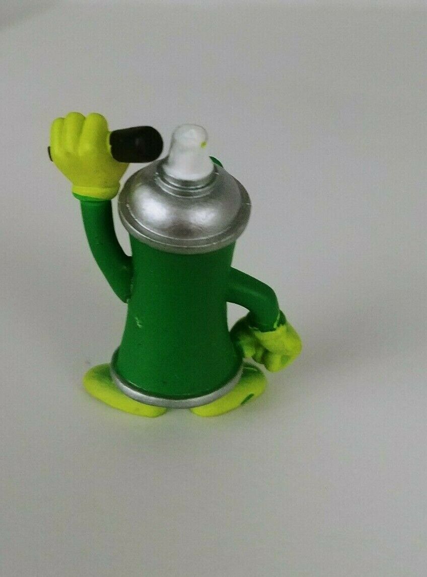 The CAN CREW Urban Spray Cans Pilot Green figurine collectible retired 1.5″