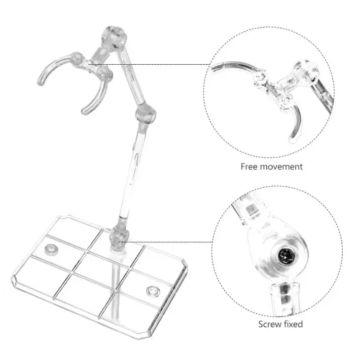 10 × Adjustable Action Figure Display Holder Base Doll Model Support Stand USA