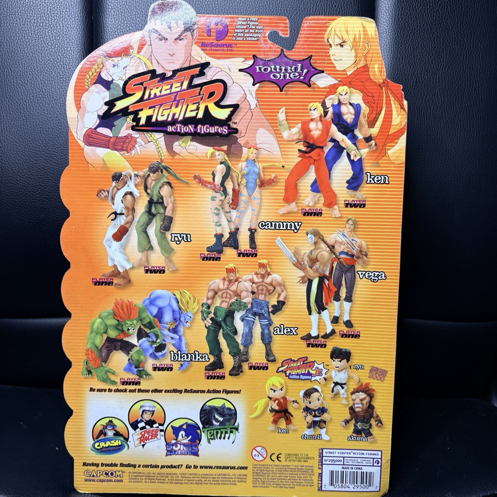 1999 ReSaurus Capcom Street Fighter Round One Cammy 7″ Action Figure