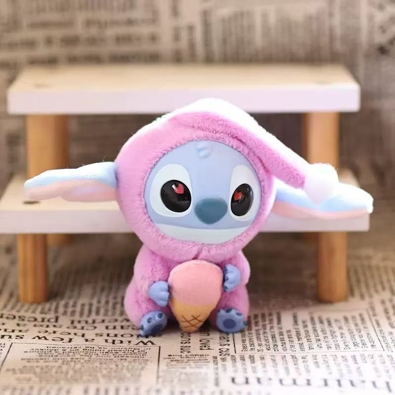 Miniso Stitch Eat Something Before Sleep Series Vinyl Figure Confirmed Blind Box