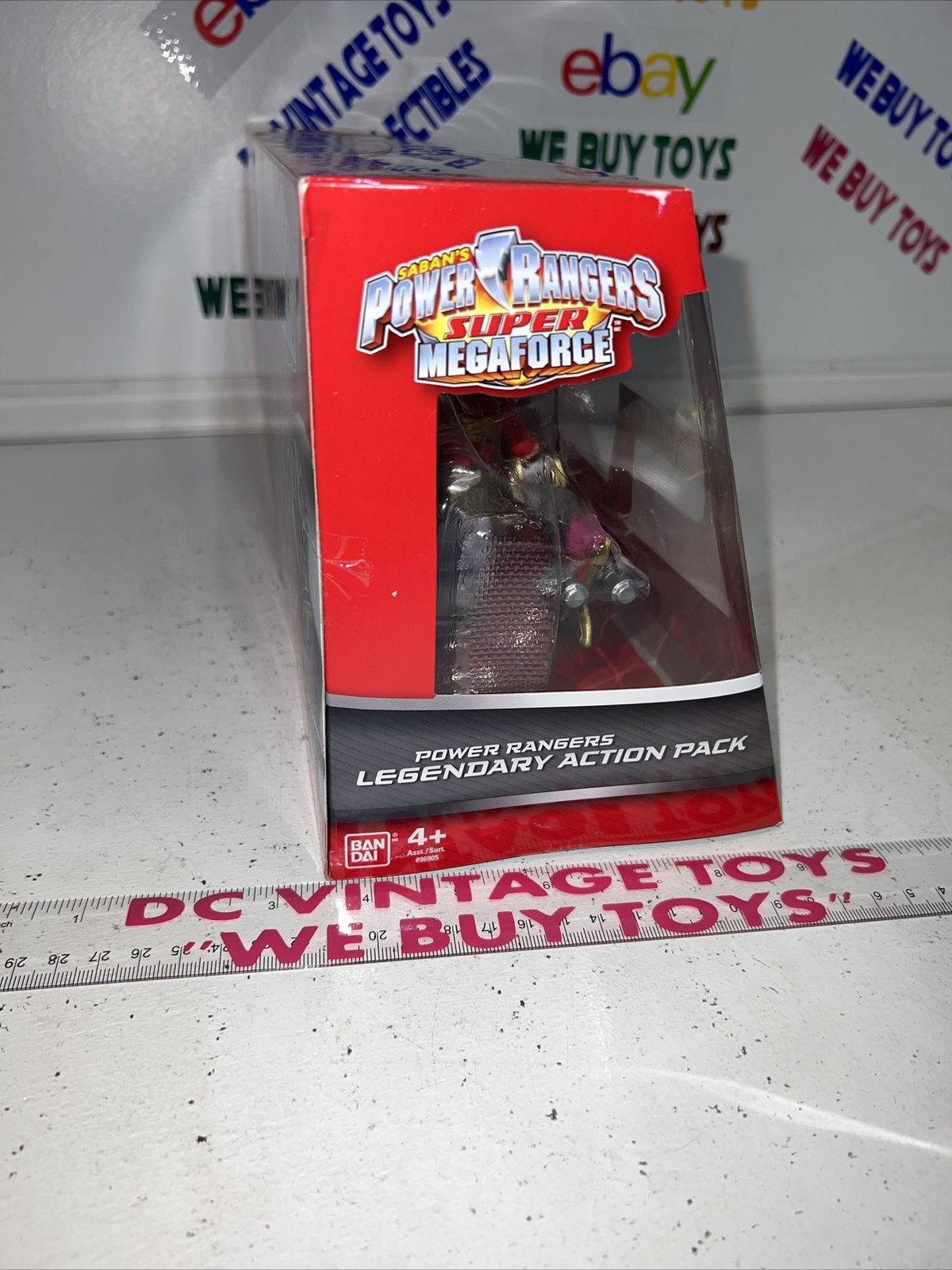 Power Rangers Super Megaforce Action Pack Robo Knight Silver Gold Red Cannon New