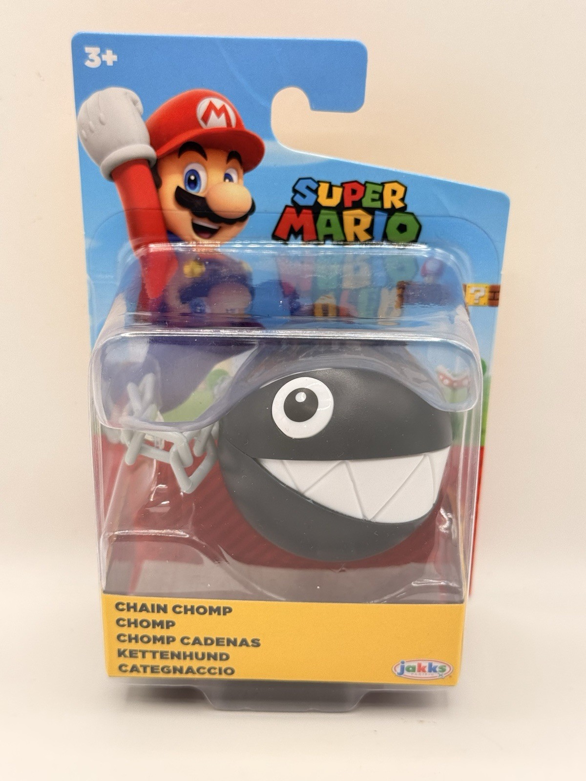 Super Mario Figure by Jakks Pacific – Chain Chomp – 2.5 Inch – Sealed