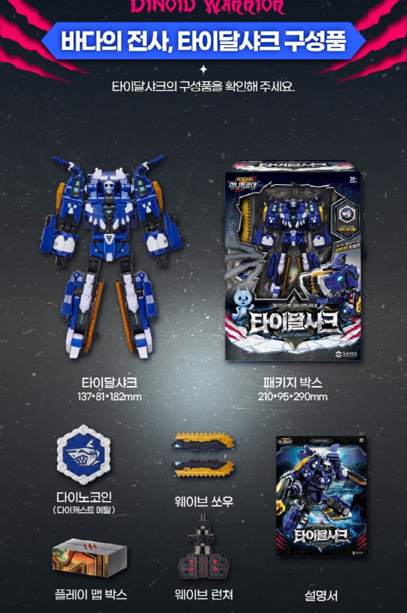 Miniforce Dinoid Warrior REX KAISER D6 D7 D9 Great Integration Robot full set
