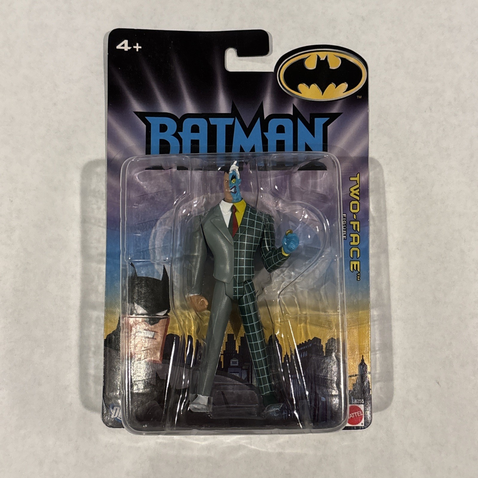 2008 Mattel DC TWO-FACE & BATMAN The Animated Series 4.5 in TWO Figures NEW