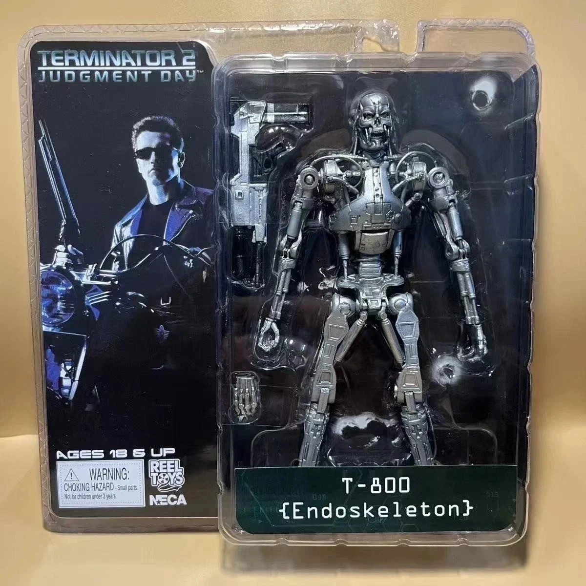 NECA Terminator 2 T-800 7″ Arnold Schwarzenegger Action Figure Model-Idea Gift