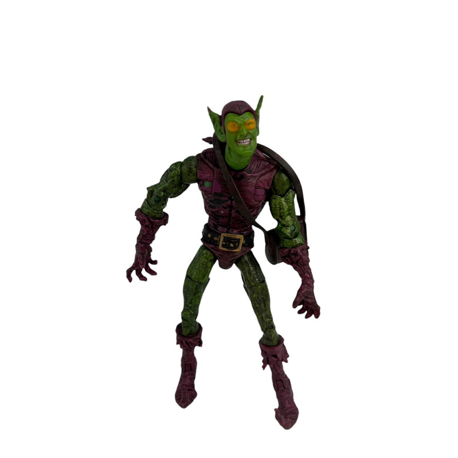 Green Goblin Marvel Entertainment Action Figure Purple Plastic 2004 6.5 In