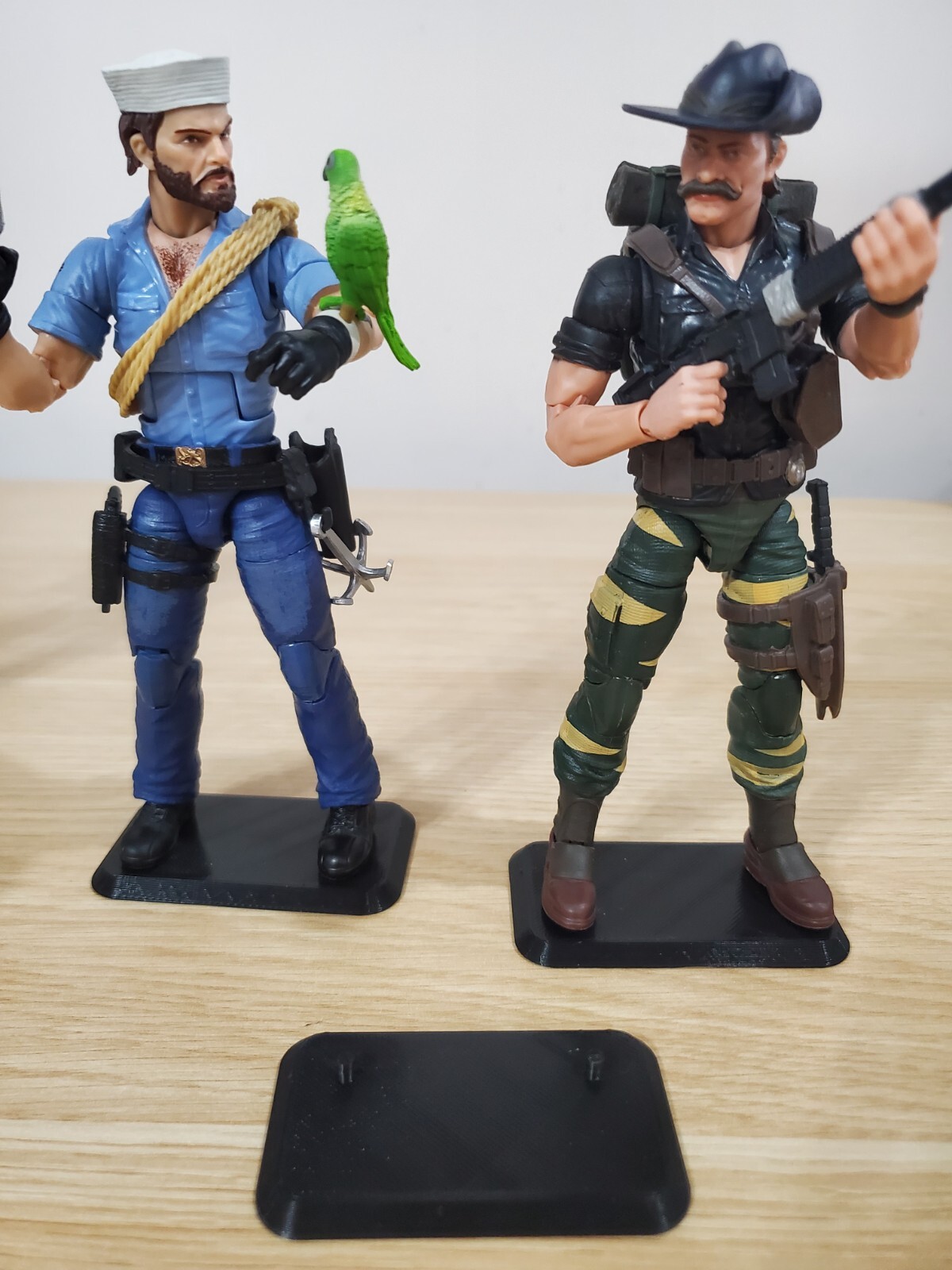 (LOT of 20) GI Joe Classified Custom Figure Stands Black – FREE SHIPPING