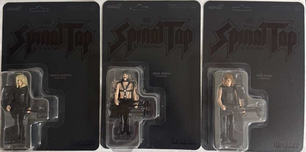 FULL SET SPINAL TAP NONE MORE BLACK Wave 2 Super7 ReAction Figures Unpunched