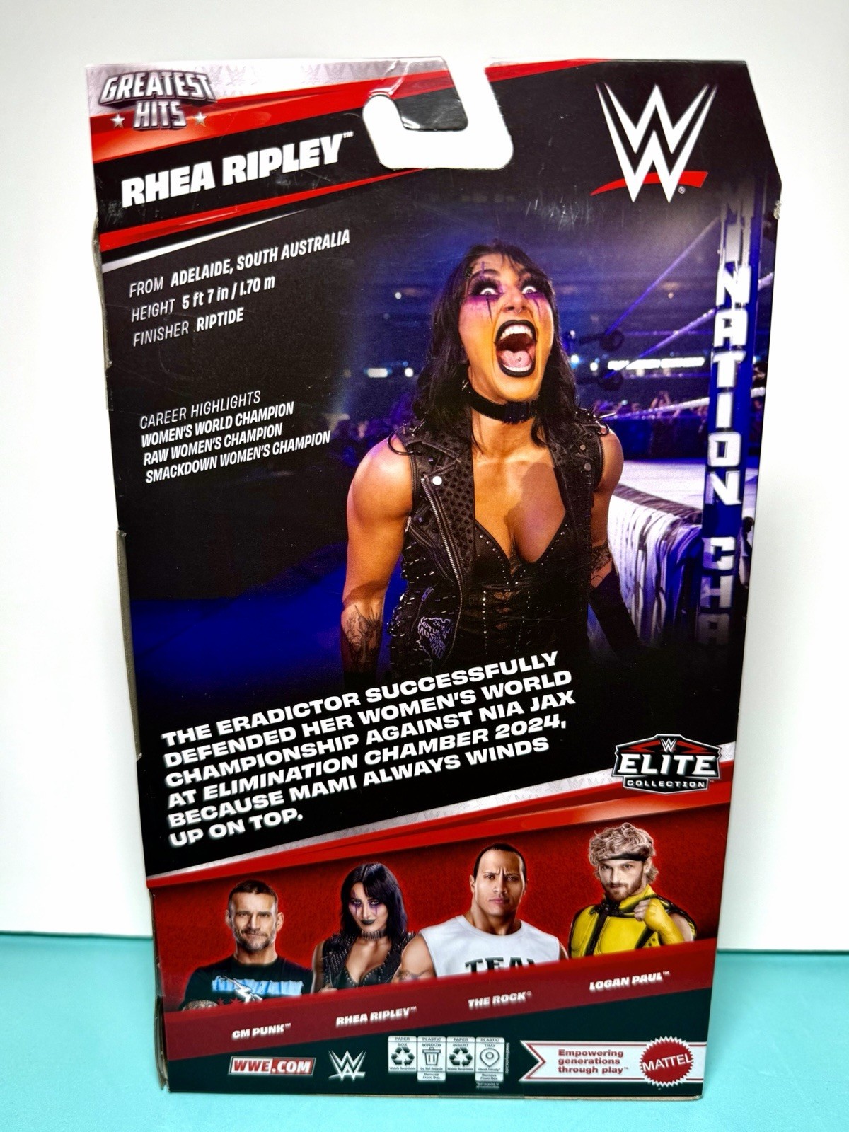 2026 WWE Elite Collection Greatest Hits 11: RHEA RIPLEY (Australia Flag Jacket)