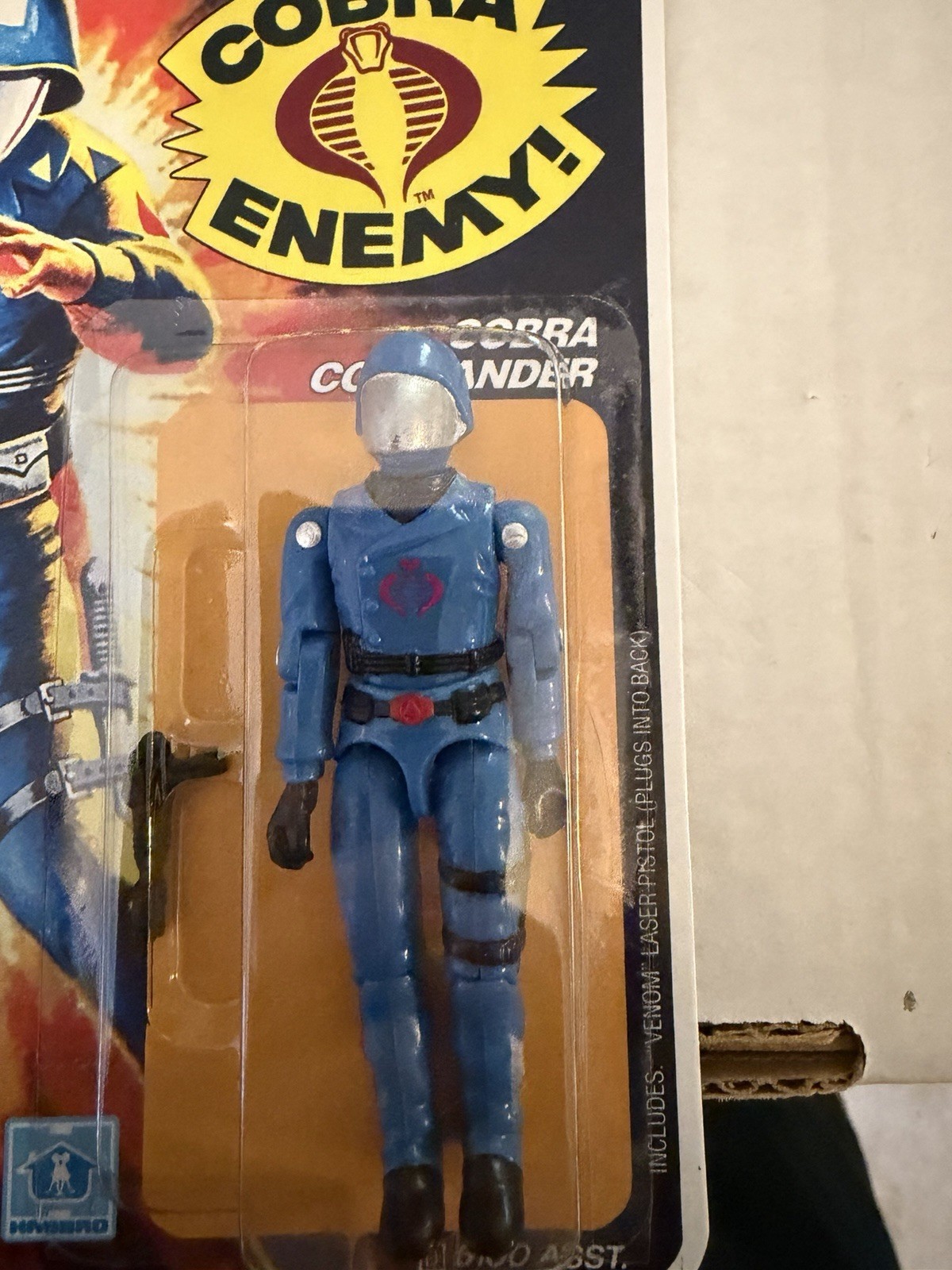 gi joe cobra commander 1982 Mickey Mouse Recarded Reproduction Card