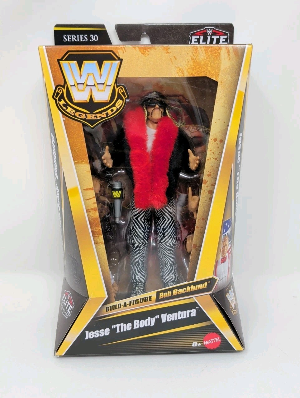 WWE Elite Collection Legends Jesse The Body Ventura Figure Series 30 NONMINT BOX