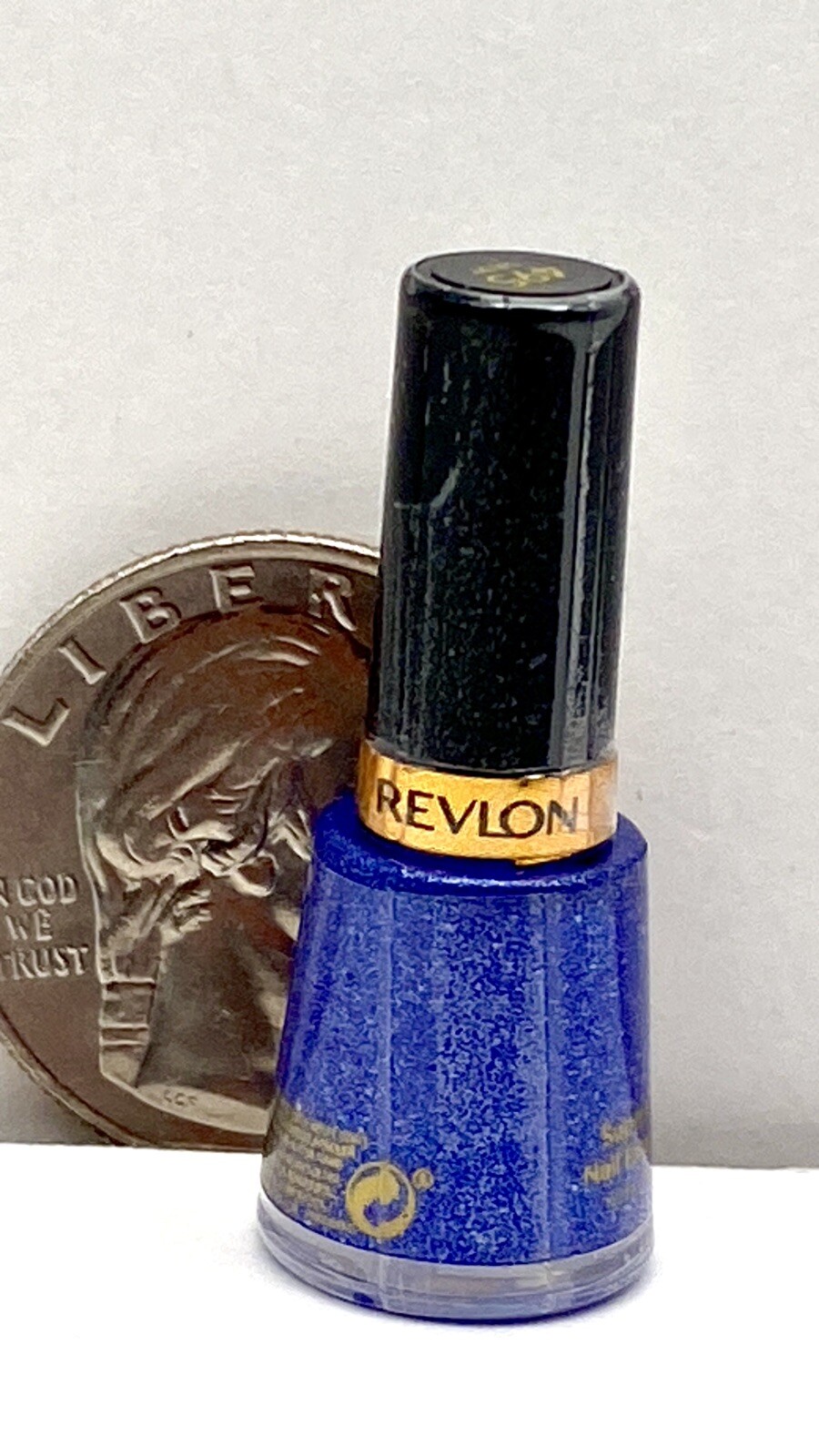 Set 3 Miniature REVLON Nail Polish Red Gold & Purple Zuru Mini Brands Series 4