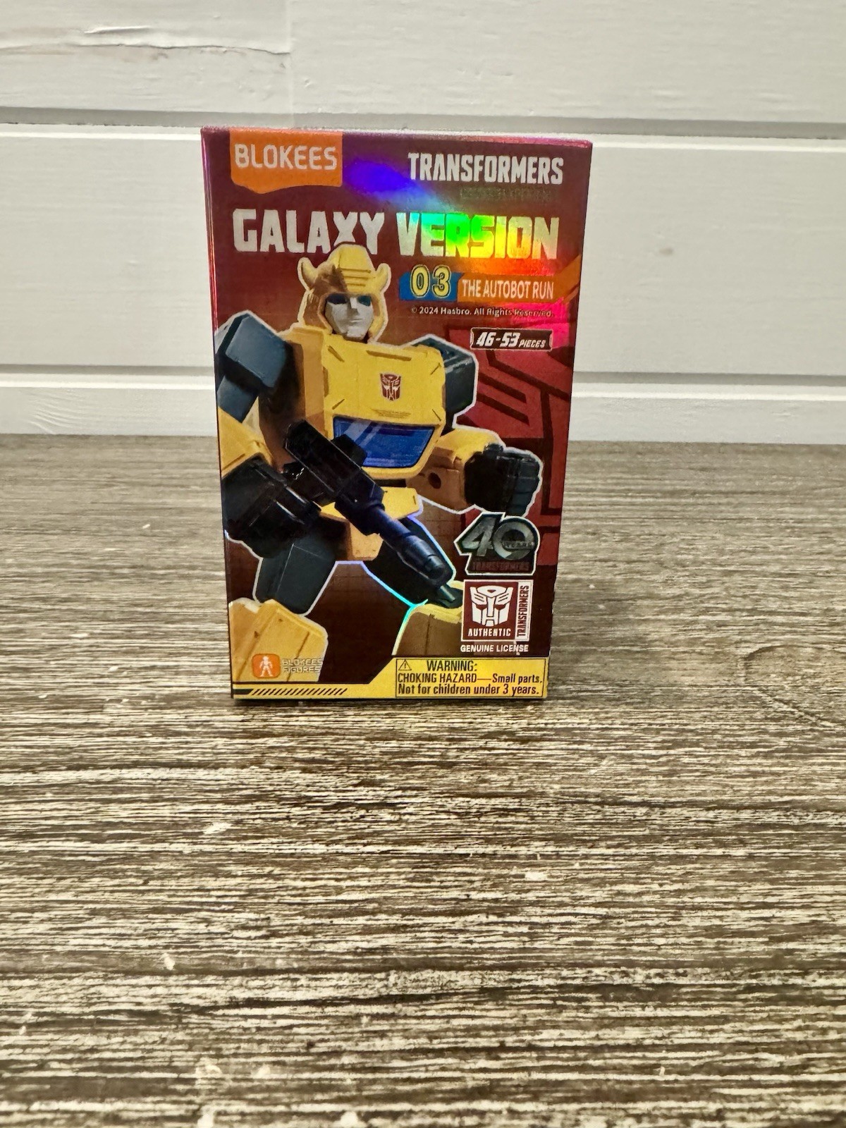 Blokees Transformers Galaxy Version 03 Autobot Run Figure 1:1 Build Kit Set of 2