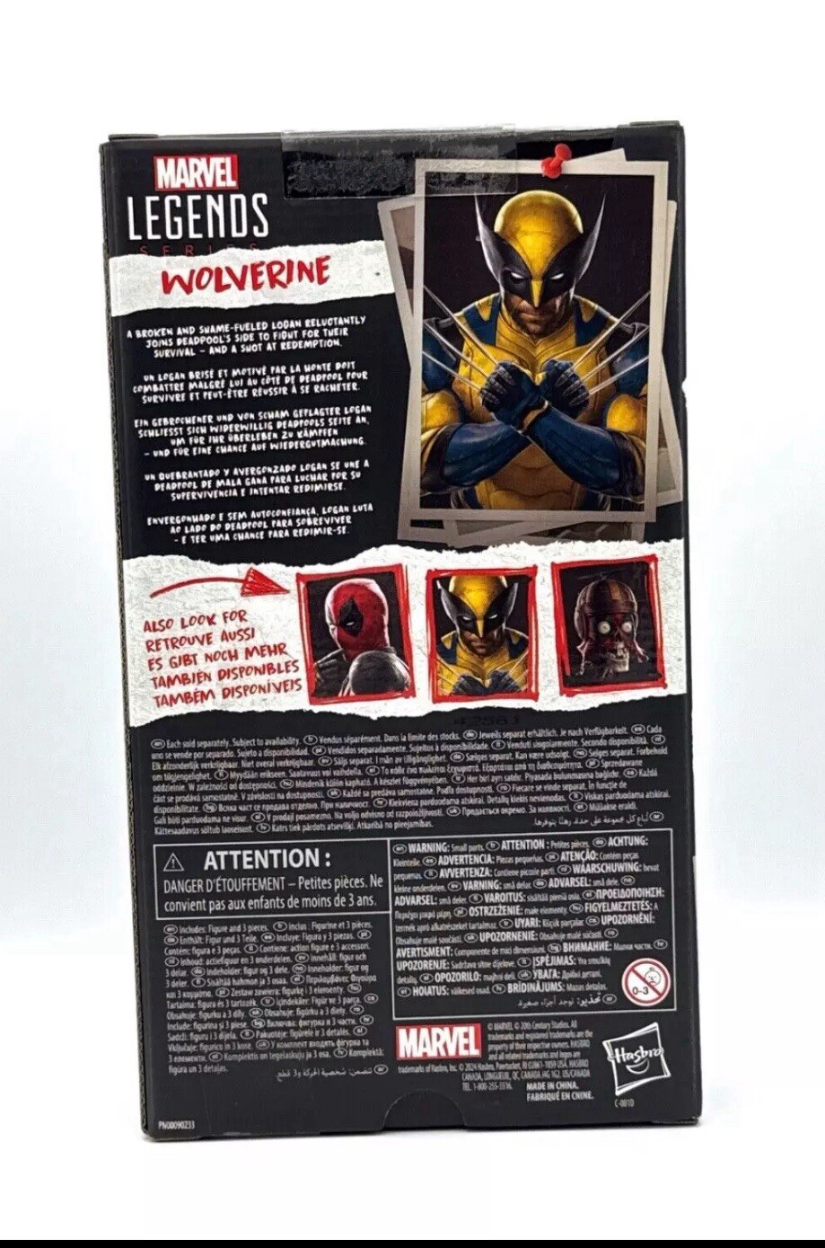 Deadpool & Wolverine Marvel Legends Wolverine (Hugh Jackman ) Movie 2024